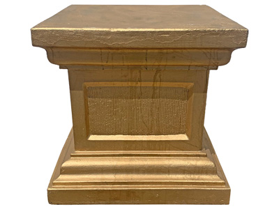 Gold Plinth Props, Prop Hire