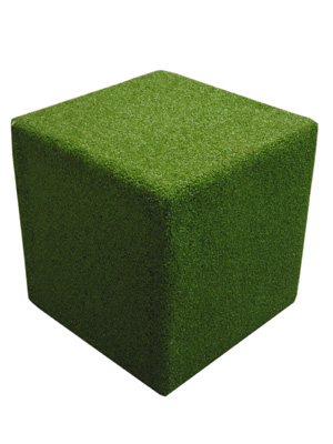 Grass Covered Plinth Props, Prop Hire