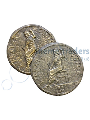 Coin Plaques Props, Prop Hire