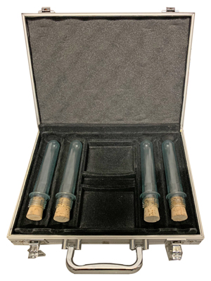 Plutonium Vials in Case Props, Prop Hire