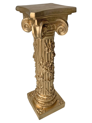 Elaborate Gold Podiums Props, Prop Hire