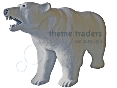 Winter Polar Bear Statues Props, Prop Hire