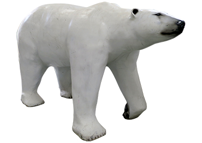 Polar Bear Statue Props, Prop Hire