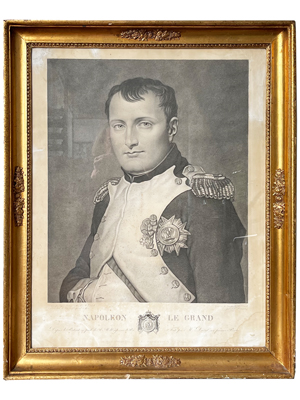 Antique Large Portrait Napoleon Props, Prop Hire