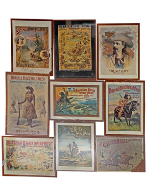 Buffalo Bill Mounted Posters Props, Prop Hire