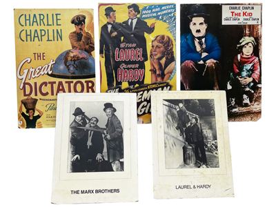 Silent Movie Film Posters Props, Prop Hire