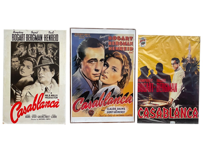 Casablanca Film Posters Props, Prop Hire