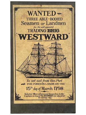 Galleon Mounted Posters (Set of  10) Props, Prop Hire