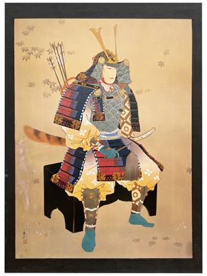 Samurai Mounted Wall Hanging Props, Prop Hire