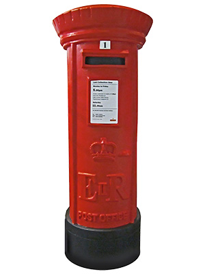 Uk Post Boxes Props, Prop Hire