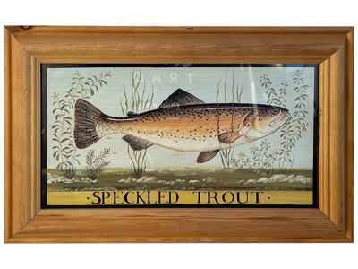 Angling Fishing Framed Glazed Print Props, Prop Hire