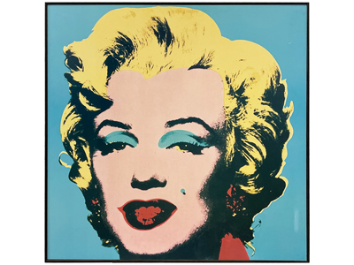 Marilyn Warhol Dyptich Painting Print Props, Prop Hire