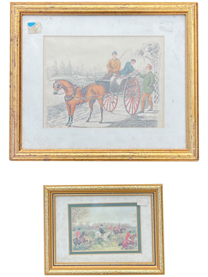 Horse Race and Horse Trap Equine Prints Props, Prop Hire