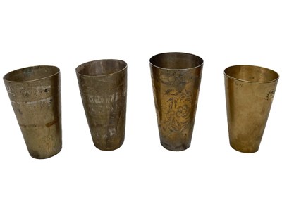 Ancient Gold Goblets Props, Prop Hire