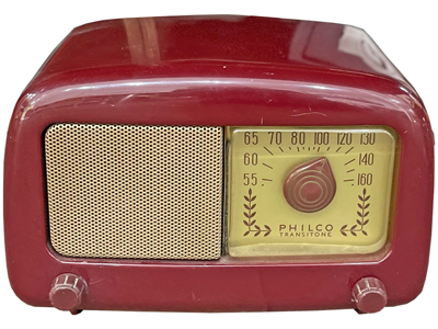 Philco Transistor Retro Radio Props, Prop Hire