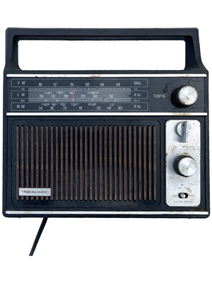 Small Retro Portable Radio Props, Prop Hire