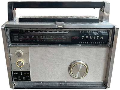 Zenith Trans Oceanic Transistor Radio Props, Prop Hire