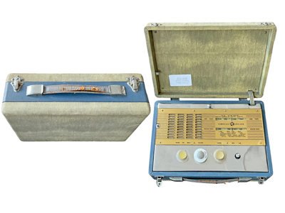 Vintage Pye Radio In Case Props, Prop Hire