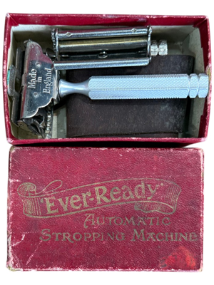 Vintage Silver Safety Ever Ready Razor Props, Prop Hire