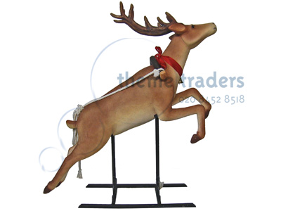 Leaping Reindeer Statues Props, Prop Hire