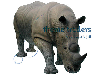 Rhino statues Props, Prop Hire