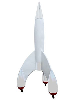 Statue Space Rocket Props, Prop Hire