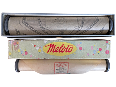 Boxed Vintage Piano Scrolls Props, Prop Hire