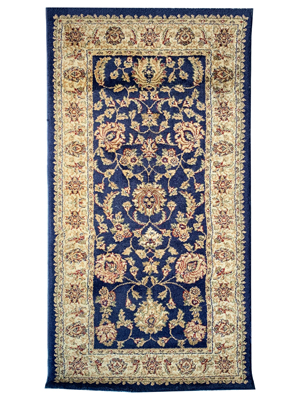 Small Rug Blue Patterned Props, Prop Hire