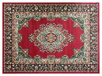 Red Patterned Rugs Props, Prop Hire