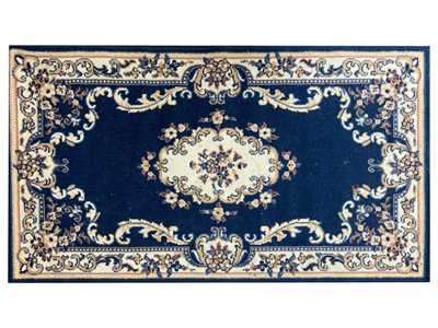 Blue Patterned Rug Props, Prop Hire