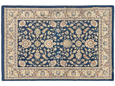 Blue Patterned Rug Props, Prop Hire