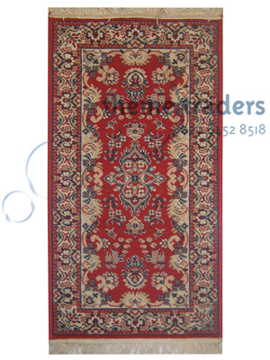 Rug Red Patterned Props, Prop Hire