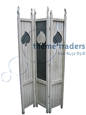 Screen 3 part Cut Out Mesh Props, Prop Hire