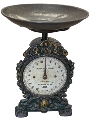 Decorative Victorian Weighing Scales Props, Prop Hire