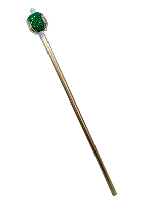 Green Sphere Golden Sceptre Props, Prop Hire