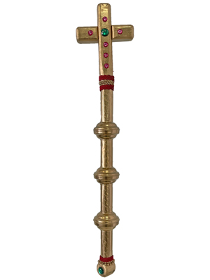 90cm King Henry Sceptre Props, Prop Hire