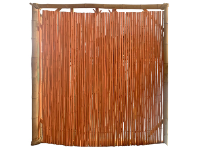 Salmon Pink Bamboo Screen Props, Prop Hire