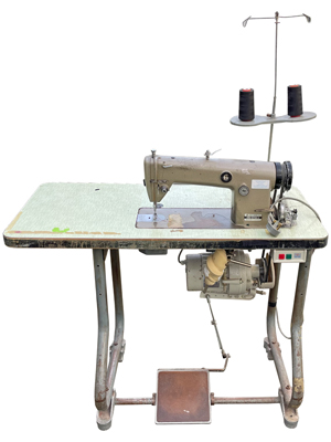 Industrial Sewing Machine Built In Table Props, Prop Hire