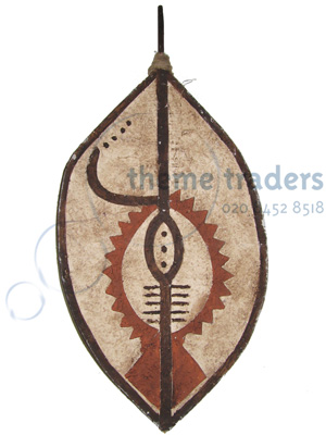 Tribal Shield (assorted designs) Props, Prop Hire