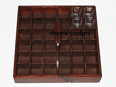 Printers Block Trays Props, Prop Hire