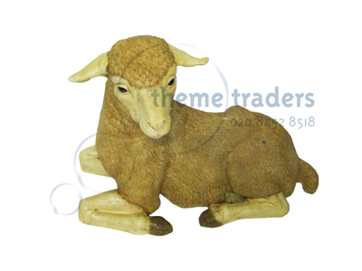 Sheep Statue lying down Props, Prop Hire