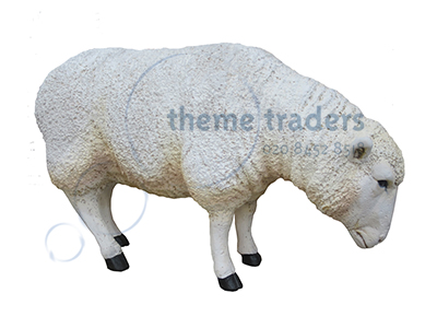 Sheep Statue grazing Props, Prop Hire