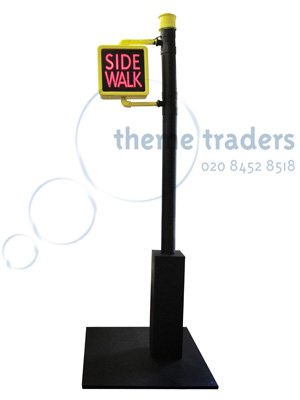 Side Walk Street Signs Props, Prop Hire