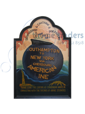 Southampton New York Handcarved Signs Props, Prop Hire