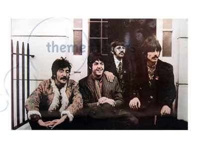 Beatles Mounted Poster Props, Prop Hire