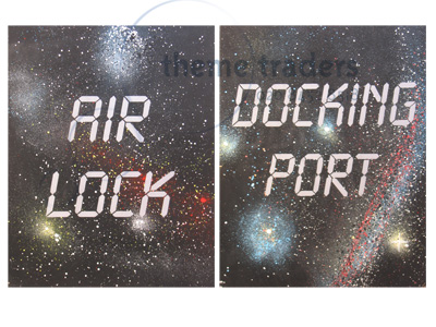 Space signs Props, Prop Hire