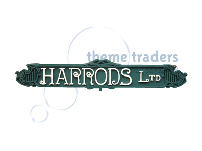 Harrods Sign Props, Prop Hire