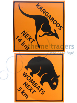 Australian signs Props, Prop Hire