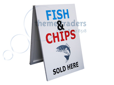 Fish and Chips sign Props, Prop Hire