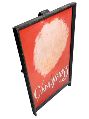 Candy Floss A Board Props, Prop Hire